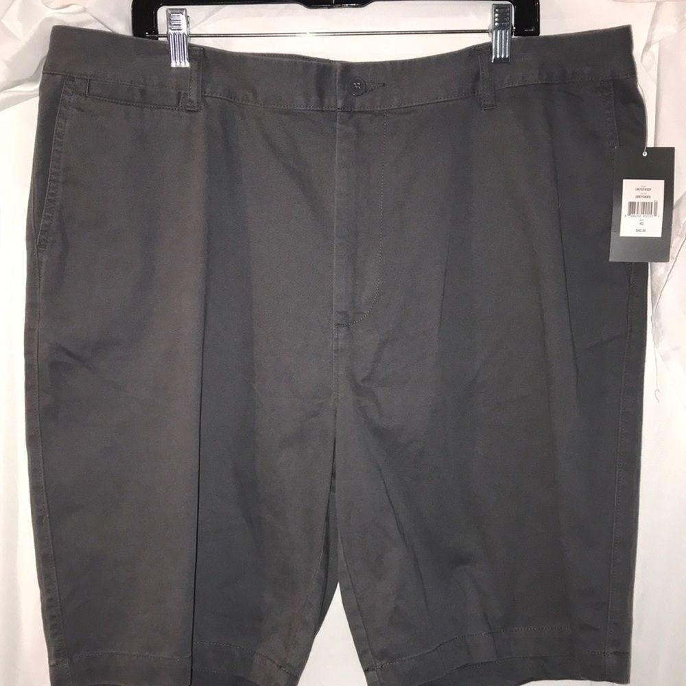 John Bartlett Consensus Men's Flat Front Slim Chino Pants In Grey Size 40 NWT‎